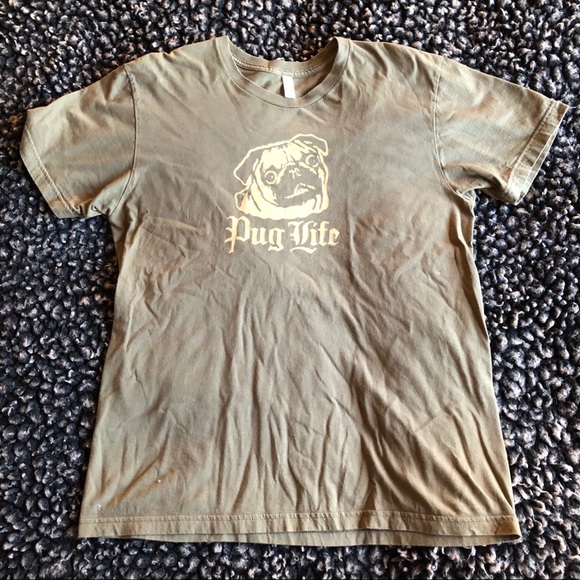Pug Life graphic t-shirt unisex fit size large - Picture 1 of 3